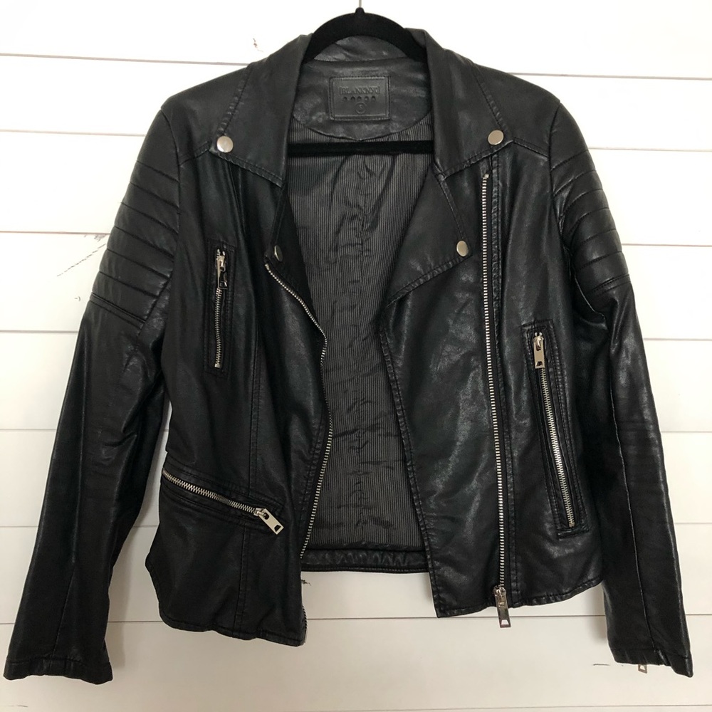 Blank NYC Faux Leather Biker Jacket